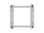 Stojak Open Rack 19" Lanberg 15U 600x600 regulowany szary