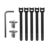 Organizer podbiurkowy na kable Maclean MC-105 W, max. obciążenie 5kg, biały