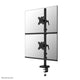 Uchwyt biurkowy na dwa monitory Neomounts DS60-600BL2V 10"-32" max. 2x9kg max. VESA 100x100