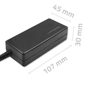 Zasilacz sieciowy uniwersalny Qoltec 45W | 8 wtyczek | +kabel zasilający