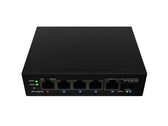 Switch Lanberg Light industrial POE 1XBT 3XAT SFP+ETH DIN Fast Ethernet