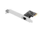Karta sieciowa Lanberg 1Gb PCI-E 1x RJ45 RTL8111C + śledź low profile