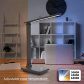 Lampka biurkowa LED Maclean MCE614 B, max. 9W, 220-240V AC, możliwość zmiany barwy, ściemnialna, 450lm, czarna