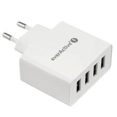 Ładowarka sieciowa everActive SC-400 4xUSB 5A