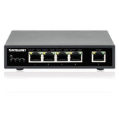 Switch niezarządzalny Intellinet 4x 10/100/1000 Mbps PoE+, 1x RJ45 Uplink, desktop