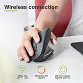 Mysz bezprzewodowa Techly 2.4GHz RF USB pionowa 1600dpi optyczna