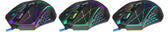Mysz przewodowa Defender FORCED GM-020L 3200dpi 6P + podkładka Gaming + GRA