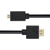 Kabel Qoltec HDMI | Micro HDMI | High speed | 4K | 30Hz | GOLD | 1.5m