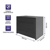Obudowa modułu bateryjnego Qoltec 12Ah | 12kW
