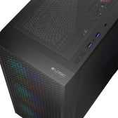 Obudowa LOGIC DART PRO ARGB MIDI USB 3.0 x 2 USB-C x 1 czarna