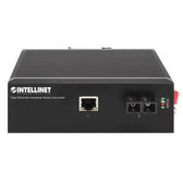 Media konwerter Intellinet 10/100Base-TX RJ45/100Base-FX SC SM przemysłowy DIN