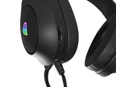 Słuchawki z mikrofonem Genesis Neon 213 RGB nauszne czarne