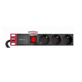 Listwa zasilająca Techly Rack 1U, 8xSchuko 2m