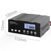 Ładowarka inteligentna Qoltec mikroprocesorowa 12V | 12.6V | 24V | Prostownik z funkcją naprawy do akumulatora AGM GEL LiFePO4 | LCD