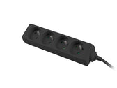 Listwa przedłużacz Lanberg 1m UPS czarna 4x 230V PL