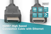 Kabel HDMI DIGITUS AK-330114-020-S Highspeed 1.4 z Eth. HDMI A/HDMI A 2m