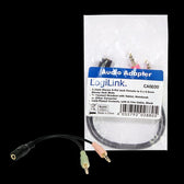Adapter audio stereo LogiLink CA0020 3,5mm jack (F) > 2x 3,5mm jack (M)