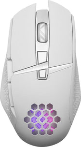 Mysz bezprzewodowa Defender GLORY GM-514 optyczna 3200dpi biała RGB AKUMULATOR 7 przycisków Gaming
