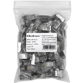 Wtyk QOLTEC złącze modularne RJ45 | CAT5e | FTP | Pozłacane styki | 100 sztuk
