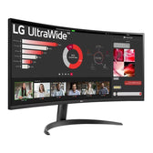 Monitor LG 34" UltraWide 34WR50QK-B Curved VA WQHD 100Hz 2xHDMI DP