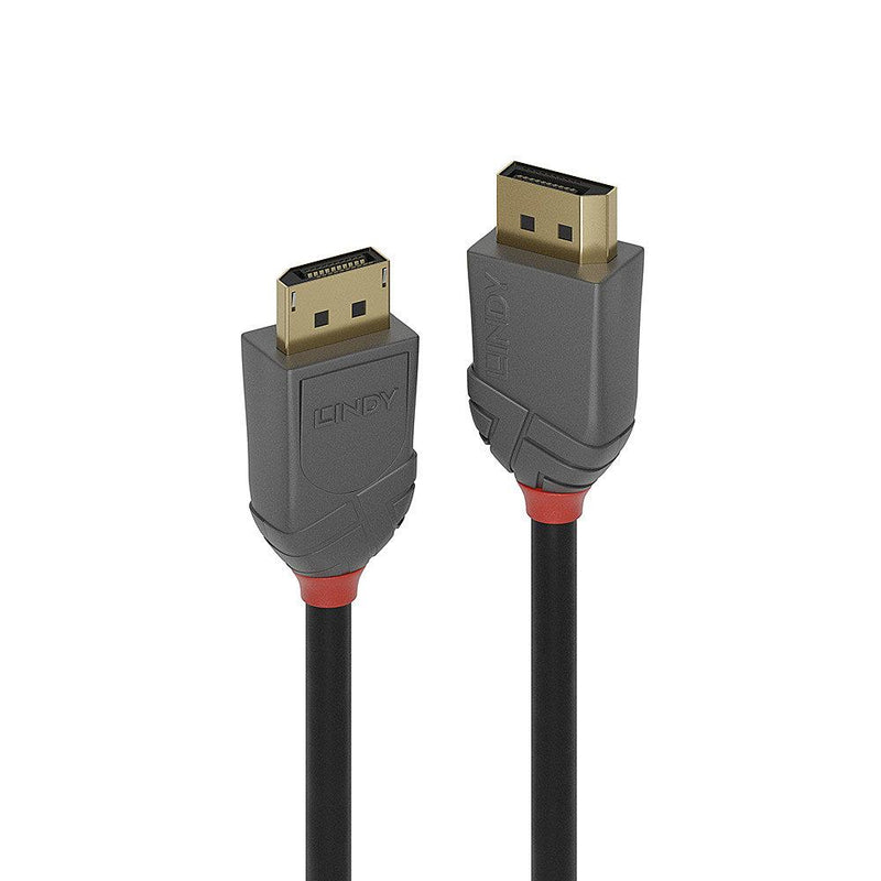Kabel DisplayPort 1.4, LINDY Anthra Line 4K UHD M/M, czarny, 3m