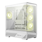 Obudowa MSI MAG PANO 130R PZ WHITE ATX Midi z oknem, bez zasilacza