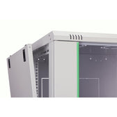 Szafa sieciowa wisząca jednosekcyjna DIGITUS Dynamic 19" 16U, 600x600, drzwi szyba, szary, niezmontowana, 60kg