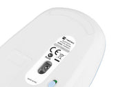 Mysz bezprzewodowa Natec Harrier 2 bluetooth 5.1 1600 DPI z cichym klikiem biało-niebieska
