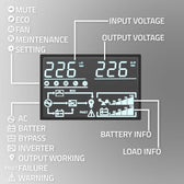 Zasilacz awaryjny UPS Qoltec do RACK | 3kVA | 3000W | Power Factor 1.0 | LCD | On-line