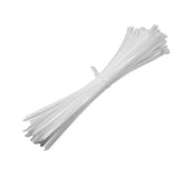 Opaski zaciskowe Qoltec wielorazowe/trytytki | 7.2*400mm | Nylon UV | Białe