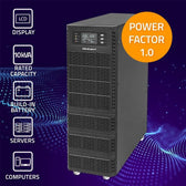 Zasilacz awaryjny UPS Qoltec 10kVA | 10000W | Power Factor 1.0 | LCD | EPO | USB | On-line