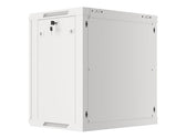 Szafa instalacyjna Rack wisząca 19" 12U 600x450 szara drzwi metalowe Lanberg (flat pack)