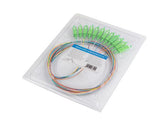 Pigtail światłowodowy Lanberg SM SC/APC SEMI TIGHT 9/125 G657A1 12X2M Multikolor