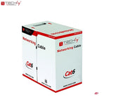 Kabel instalacyjny TechlyPro skrętka Cat6 UTP 4x2 drut CCA 305m, szary