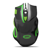 Mysz przewodowa Esperanza MX401 Hawk optyczna Gaming USB czarno-zielona