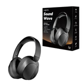 Słuchawki z mikrofonem LogiLink BT0071 Bluetooth 6.0 Sound Wave, ANC, AUX 3,5mm , multi-control, czarne