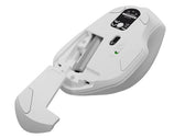 Mysz bezprzewodowa Natec Siskin 2 optyczna 1600 DPI BT 5.0 + 2.4 GHz z cichym klikiem biała