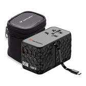 Adapter podróżny Verbatim Charge 'n' Travel GaN III globalny 4xUSB-C PD 3.0 QC 4+ 70W, 1xUSB-A QC 4+ 60W