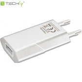 Ładowarka sieciowa Techly USB 5V 1A biała