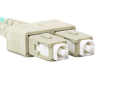 Patchcord światłowodowy Lanberg MM SC/UPC-SC/UPC DUPLEX 3.0mm OM4 50/125 LSZH 5m fioletowy