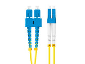 Patchcord światłowodowy Lanberg SM SC/UPC-LC/UPC DUPLEX 3.0MM LSZH G657A1 3m żółty