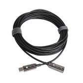 Kabel / Przedłużacz Techly Aktywny Kabel Optyczny AOC USB 3.2 Gen1 A-A 20m czarny