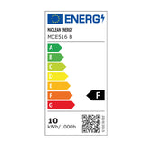 Lampa LED z czujnikiem ruchu Maclean MCE516 B, czujnik ruchu PIR, kolor czarny, 10W, IP65, 800lm, barwa neutralna biała (4000K)