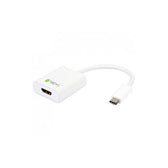 Adapter Techly USB31-HDMI USB-C 3.1 na HDMI M/Ż, biały 0,15m IADAP
