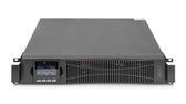 Zasilacz awaryjny UPS DIGITUS Online Rack 19" LCD 3000VA/3000W 6x12V/9Ah 8xC13 1xC19 USB RS232 RJ45