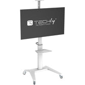 Stojak mobilny Techly 37''-70'', 70kg 2 półki