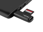Czytnik kart Natec Scarab 2 SD/MicroSD USB 3.0 czarny