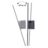 Uchwyt do telewizora lub monitora Maclean MC-414, max. VESA 200x200, 23-43", 30kg, czarny