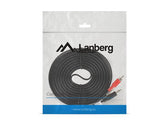 Kabel audio Lanberg stereo minijack - 2x Chinch M/M 5m