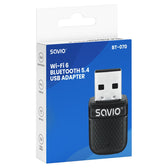 Adapter USB WiFi 6 Bluetooth 5.4 SAVIO BT-070